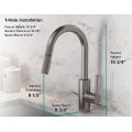 Aquacubic Chrom Long Neck Pull Kitchen Mixer Sink Smart Touch Sensor Küchenarmatur